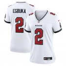 women's Tampa Bay Buccaneers Uniform 2 Emeka Egbuka Jersey Stitched Activewear White Shirt