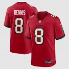 adult & youth,toddler Buccaneers Uniform 8 SirVocea Dennis Jersey Stitched Activewear Red Shirt