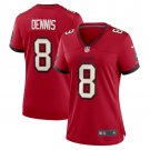 women's Tampa Bay Buccaneers Football Uniform 8 SirVocea Dennis Jersey Stitched Activewear Red