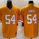 adult & youth,toddler Buccaneers Uniform 54 Lavonte David Jersey Stitched Activewear Orange Shirt