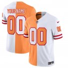 adult & youth Buccaneers Uniform 00 Custom name number Jersey Stitched Split Orange/White Activewear