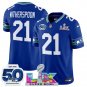 adult & youth Seahawks 21 Devon Witherspoon Jersey Stitched Royal Super Bowl LX & 50th Season Patch