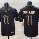 adult Seattle Seahawks 11 Jaxon Smith-Njigba Jersey Stitched Black Gold F.U.S.E. Limited Activewear