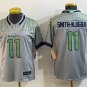 women's Seattle Seahawks Uniform 11 Jaxon Smith-Njigba Jersey Stitched Activewear Gray Shirt