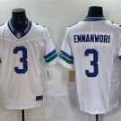adult & youth,toddler Seahawks Uniform 3 Nick Emmanwori Jersey Stitched Activewear White Shirt
