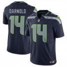 adult & youth,toddler Seattle Seahawks Uniform 14 Sam Darnold Jersey Stitched Activewear Navy Shirt