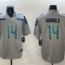 adult & youth,toddler Seattle Seahawks Uniform 14 Sam Darnold Jersey Stitched Activewear Gray Shirt