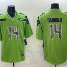 adult & youth,toddler Seattle Seahawks Uniform 14 Sam Darnold Jersey Stitched Activewear Green Shirt