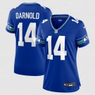 women's Seattle Seahawks Football Uniform 14 Sam Darnold Jersey Stitched Activewear Royal Shirt