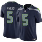 adult & youth,toddler Seattle Seahawks Uniform 5 Jason Myers Jersey Stitched Activewear Navy Shirt