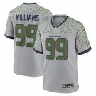 adult & youth,toddler Seahawks Uniform 99 Leonard Williams Jersey Stitched Activewear Gray Shirt