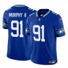 adult & youth,toddler Seahawks Uniform 91 Byron Murphy II Jersey Stitched Activewear Royal Shirt