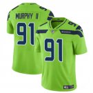 adult & youth,toddler Seahawks Uniform 91 Byron Murphy II Jersey Stitched Activewear Green Shirt