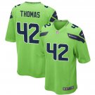adult & youth,toddler Seahawks Uniform 42 Drake Thomas Jersey Stitched Activewear Green Shirt