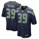 adult & youth,toddler Seattle Seahawks Uniform 39 Ty Okada Jersey Stitched Activewear Navy Shirt