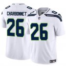adult & youth,toddler Seahawks Uniform 26 Zach Charbonnet Jersey Stitched Activewear White Shirt