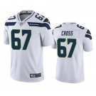 adult & youth,toddler Seahawks Uniform 67 Charles Cross Jersey Stitched Activewear White Shirt