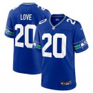 adult & youth,toddler Seattle Seahawks Uniform 20 Julian Love Jersey Stitched Activewear Royal Shirt
