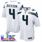 adult & youth,toddler Seahawks Uniform 4 Michael Dickson Jersey Stitched White Super Bowl LX Patch