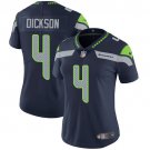 women's Seattle Seahawks Football Uniform 4 Michael Dickson Jersey Stitched Activewear Navy Shirt