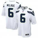 adult & youth,toddler Seattle Seahawks Uniform 6 Jalen Milroe Jersey Stitched Activewear White Shirt