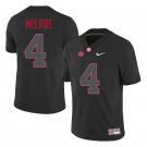 adult & youth Alabama Crimson Tide Uniform 4 Jalen Milroe Jersey College Activewear Black Stitched