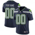 adult & youth,toddler Seattle Seahawks 00 Custom name number Jersey Stitched Activewear Navy Shirt