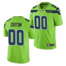 adult & youth,toddler Seattle Seahawks 00 Custom name number Jersey Stitched Activewear Green Shirt