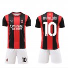 adult & kids AC Milan Soccer Uniform suit 10 RAFA LEAO Jersey set 2627 Home Activewear Red Shirt kit
