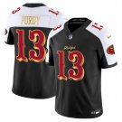 adult & youth SF 49ers Uniform 13 Brock Purdy Jersey Stitched Activewear Black-White Rivalries Shirt