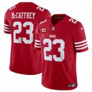 adult & youth,toddler SF 49ers Uniform 23 Christian McCaffrey Jersey Stitched Red C Patch Activewear