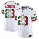 adult SF 49ers Uniform 23 Christian McCaffrey Jersey Stitched Activewear White 2025 Mexico Shirt
