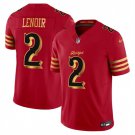 adult & youth SF 49ers Uniform 2 Deommodore Lenoir Jersey Stitched Activewear Red-Glod Rivalries