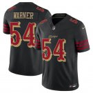 adult & youth,toddler SF 49ers Uniform 54 Fred Warner Jersey Stitched Activewear Black Rivalries