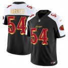 adult & youth SF 49ers Uniform 54 Fred Warner Jersey Stitched Activewear Black-White Rivalries Shirt