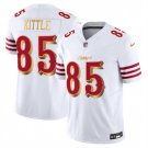 adult & youth SF 49ers Uniform 85 George Kittle Jersey Stitched Activewear White-Glod Rivalries