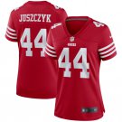 women's San Francisco 49ers Uniform 44 Kyle Juszczyk Jersey Stitched Activewear Red Shirt