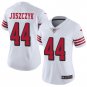 women's San Francisco 49ers Uniform 44 Kyle Juszczyk Jersey Stitched Shirt White Alternate