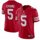 adult & youth,toddler San Francisco 49ers Uniform 5 Mike Evans Jersey Stitched Activewear Red Shirt