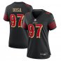 women's San Francisco 49ers Uniform 97 Nick Bosa Jersey Stitched Activewear Black Rivalries Shirt