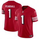 adult & youth,toddler SF 49ers Uniform 1 Ricky Pearsall Jersey Stitched Shirt Red Alternate