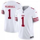 adult & youth,toddler SF 49ers Uniform 1 Ricky Pearsall Jersey Stitched Activewear White Shirt