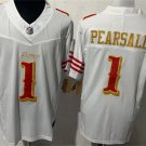 adult & youth SF 49ers Uniform 1 Ricky Pearsall Jersey Stitched Activewear White-Glod Rivalries