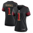 women's San Francisco 49ers Uniform 1 Ricky Pearsall Jersey Stitched Activewear Black Rivalries