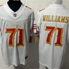 adult & youth SF 49ers Uniform 71 Trent Williams Jersey Stitched Activewear White-Glod Rivalries