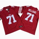 adult & youth,toddler SF 49ers Uniform 71 Trent Williams Jersey Stitched Activewear Red Shirt