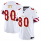 adult & youth SF 49ers Uniform 80 Jerry Rice Jersey Stitched Activewear White-Glod Rivalries Shirt