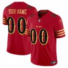 adult & youth SF 49ers Uniform 00 Custom name number Jersey Stitched Activewear Red Rivalries