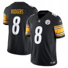 adult & youth,toddler Steelers Uniform 8 Aaron Rodgers Jersey Stitched Activewear Black Shirt