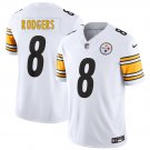 adult & youth,toddler Steelers Uniform 8 Aaron Rodgers Jersey Stitched Activewear White Shirt